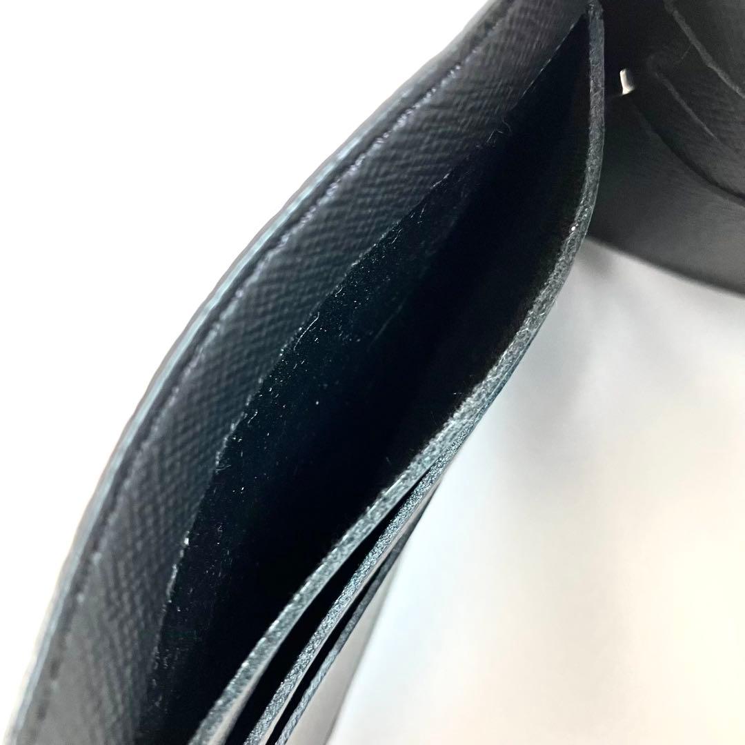 【極美品】ルイヴィトン　タイガ　ポルトフォイユ パンス　マネークリップ　ブラック