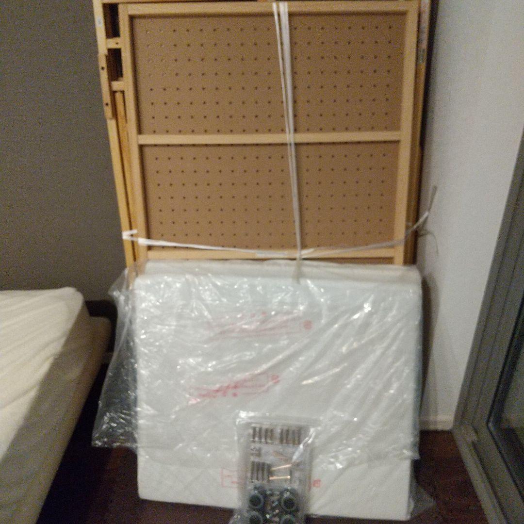 カトージ ベビーベッド アーチ(収納板付)+固わた敷布団