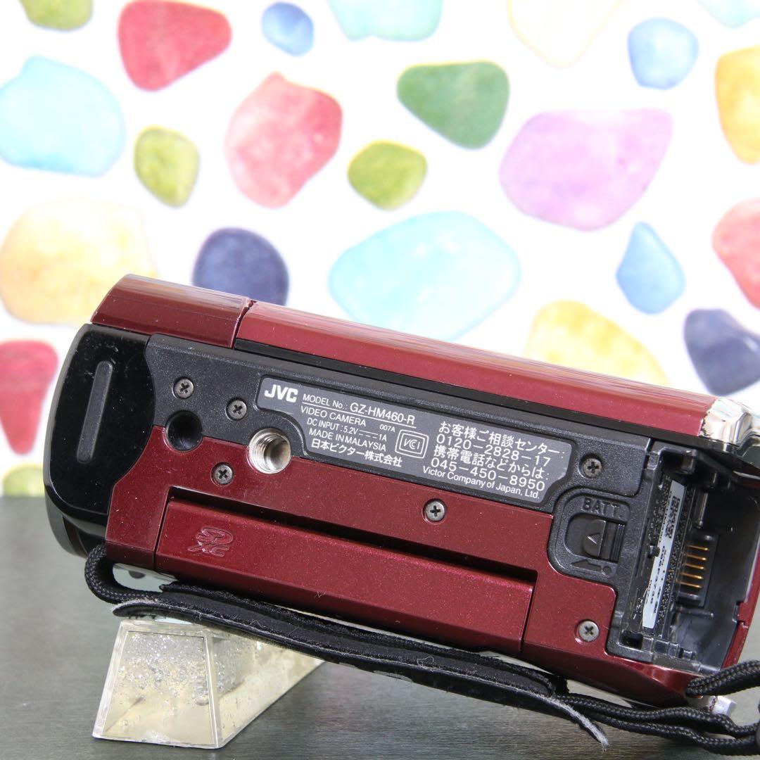 ♥︎◇JVC Everio GZ-HM460 ◇スマホ転送♪ ◇レッド