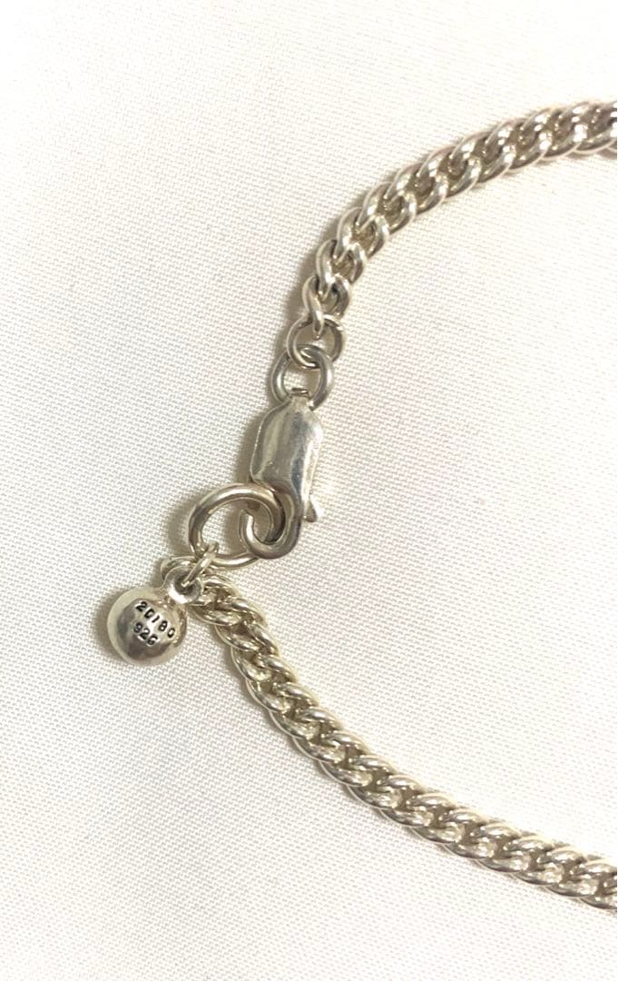 【20/80】STERLING SILVER CHAIN BRACELET