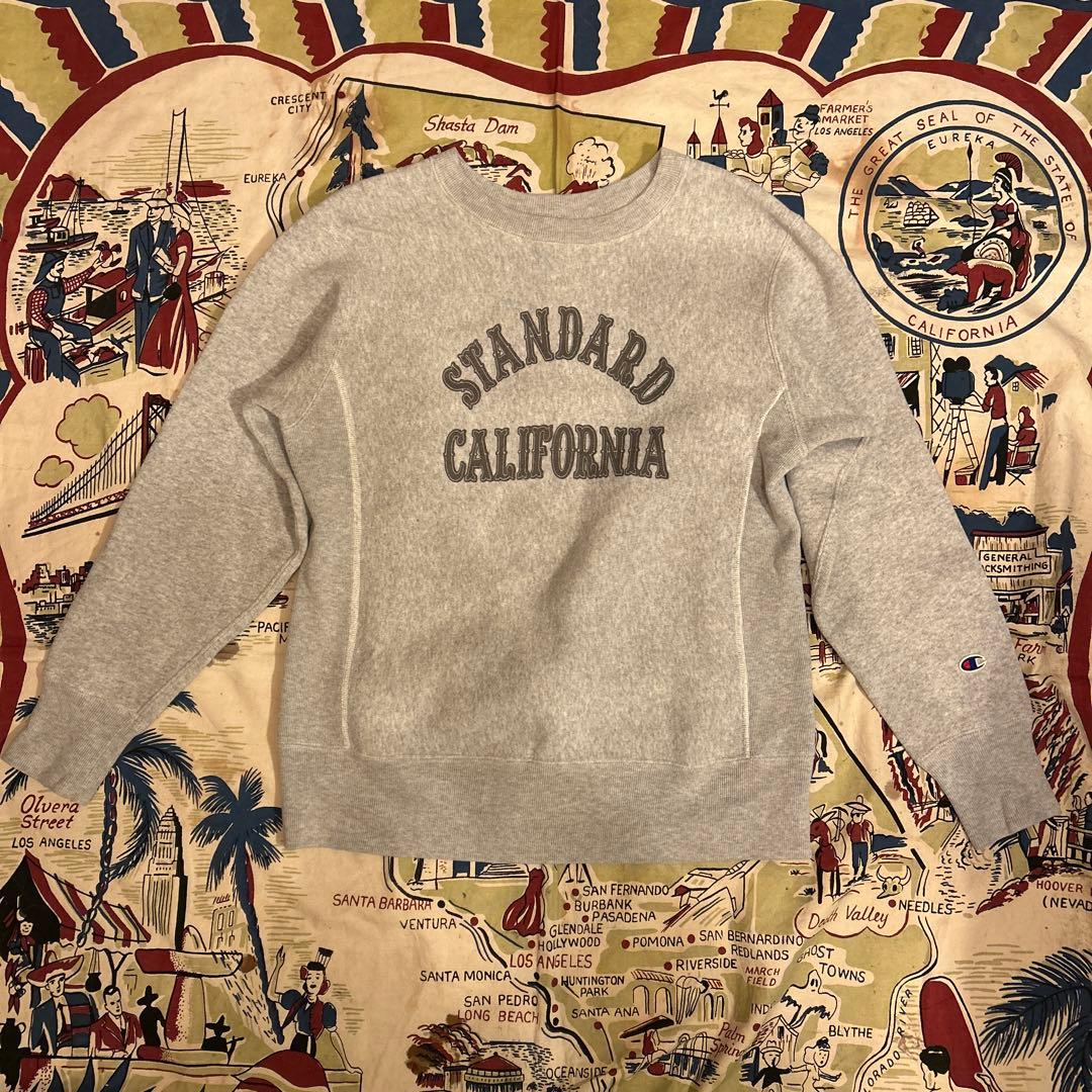 スタンダードカリフォルニア　チャンピオン　スウェット　リバースウィーブ