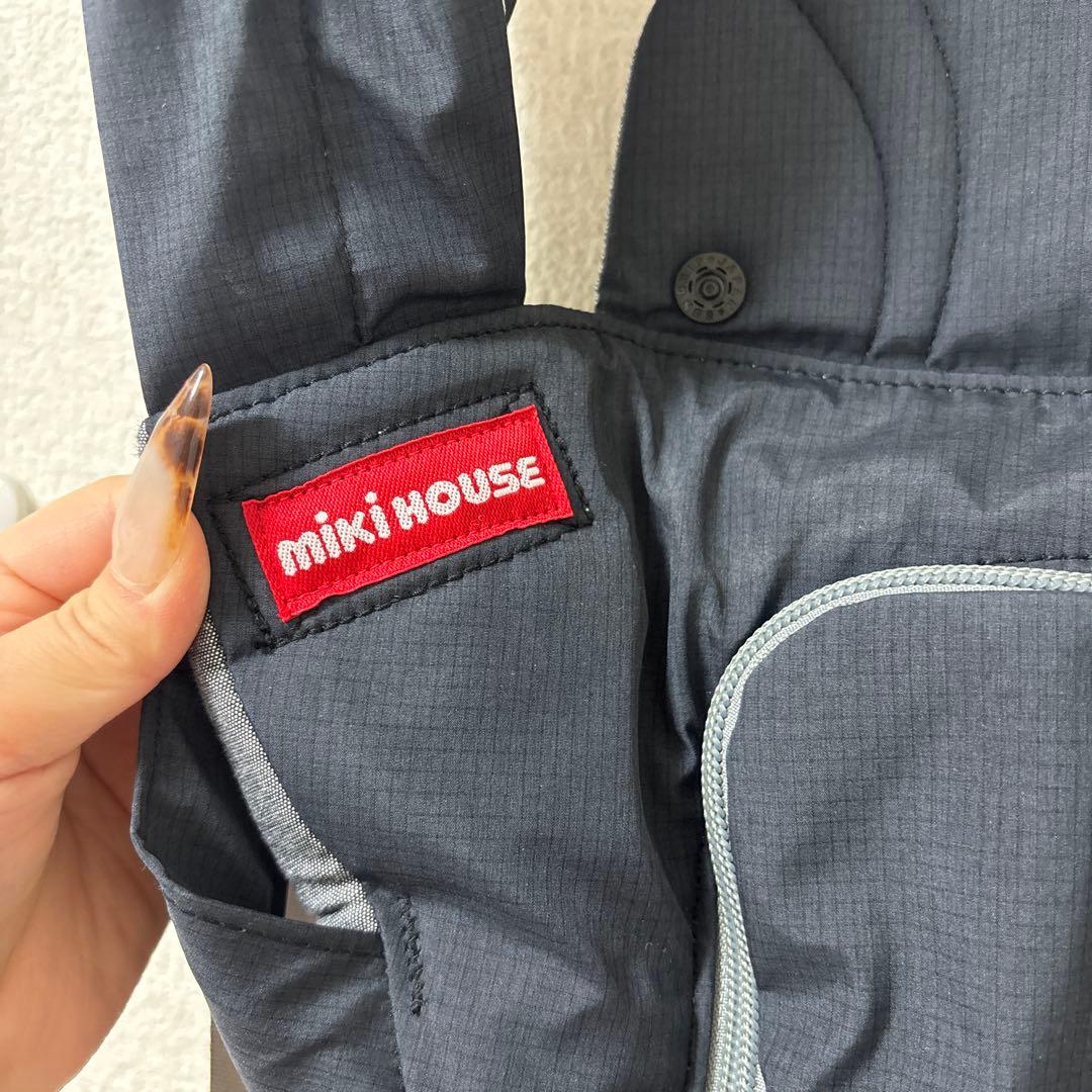 POGNAE 抱っこ紐 ダークグレー MIKI HOUSE