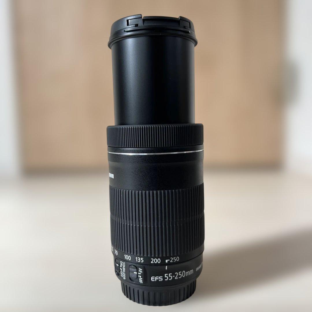 Canon EFS55-250mm カメラレンズ