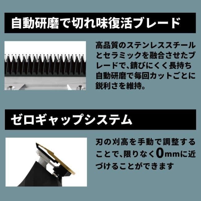 ・JRL GHOST[ONXY] トリマー　FF2020T-B ブラック