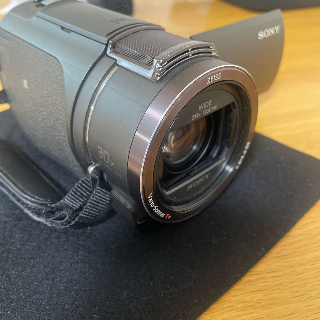 SONY 4Kビデオカメラ FDR-AX45 本体と付属品