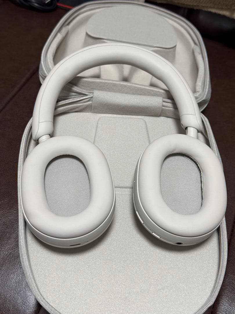 Sony ワイヤレスヘッドホン グレー 収納ケース付き