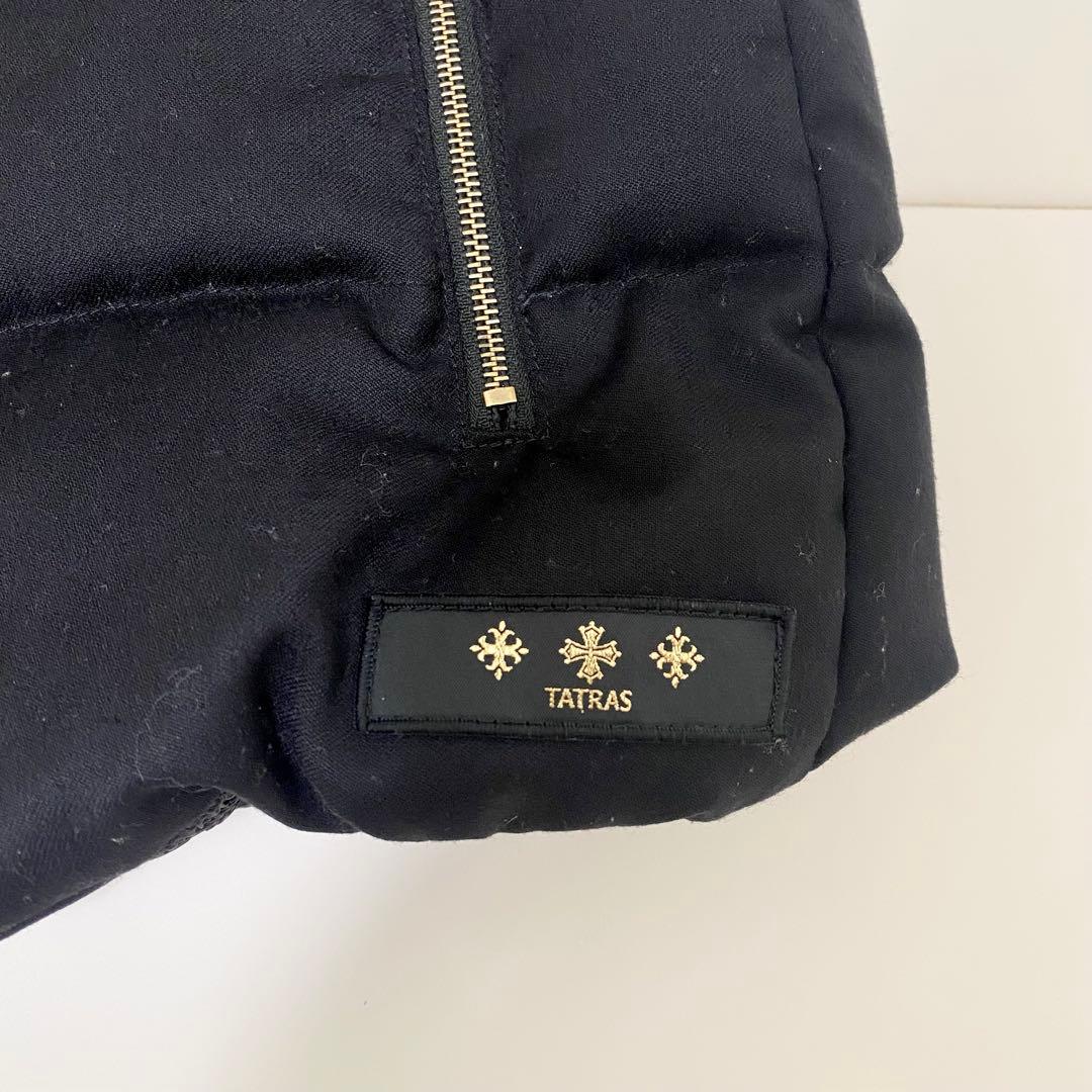 タトラス ダウンベスト　ルセラ　LTA20A4572 黒　M 01 ファー付き