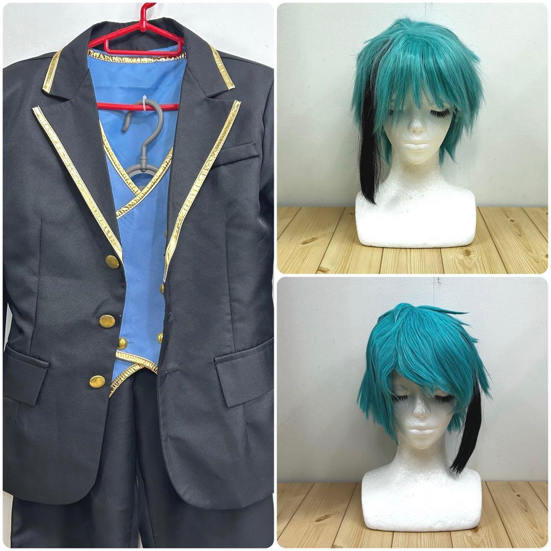 【2キャラ可能】ツイステ オクタヴィネル寮 コスプレ衣装 ウィッグ A-0673