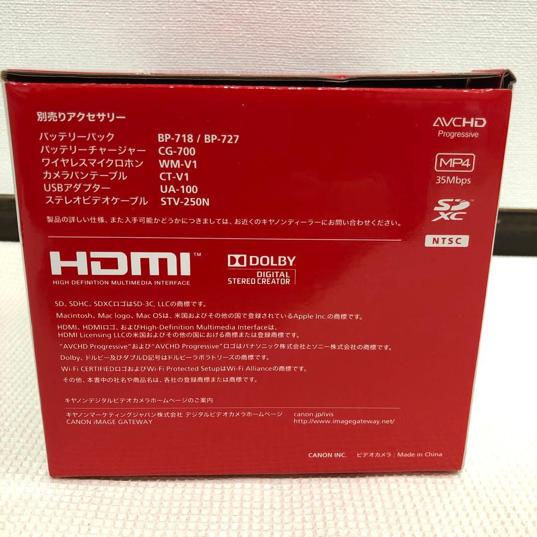 【美品】美品　Canon IVIS HF R62BR HDビデオカメラ