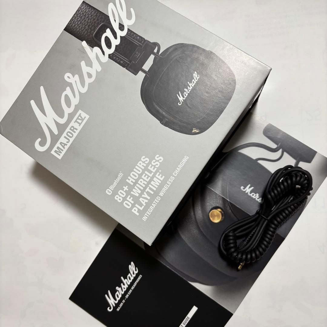 Marshall Major Ⅳ ブラック　箱あり