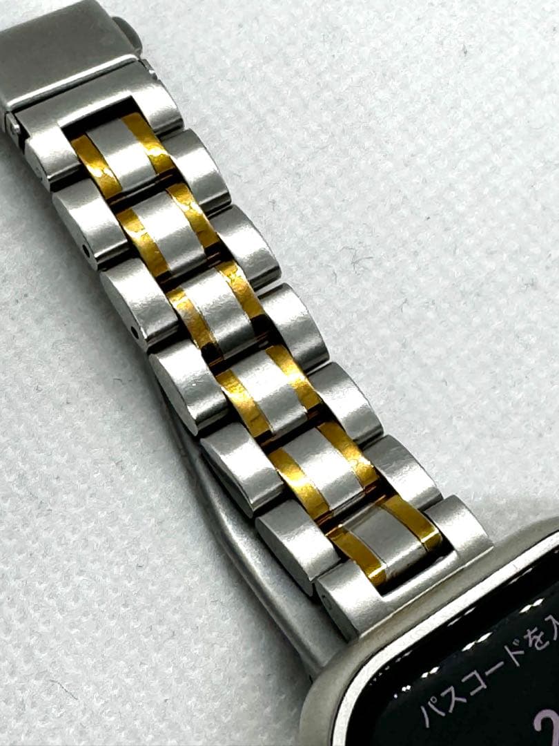 AppleWatch9 GPS 41mmスターライトアルミニウム スポーツバンド