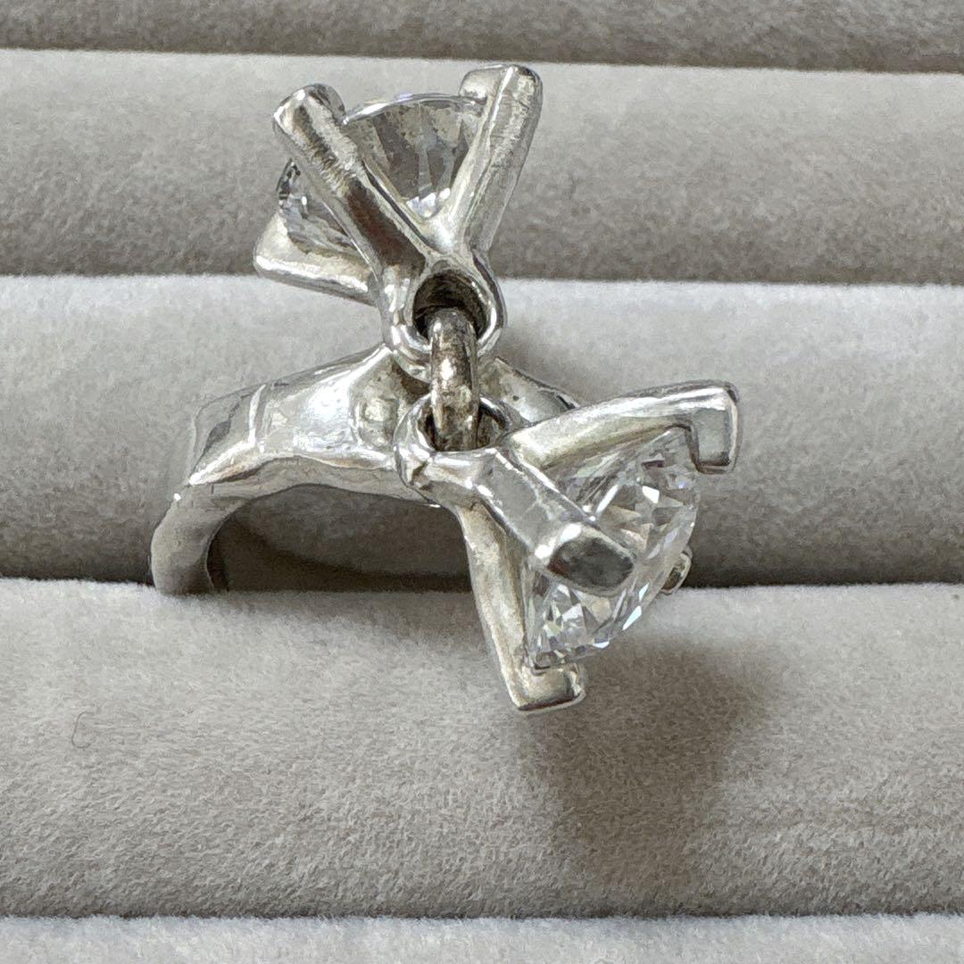 e.m. ★ リング ★ 揺れジルコニア