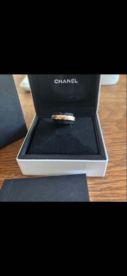 CHANEL シャネル マトラッセ リング K18 ゴールド 正規品