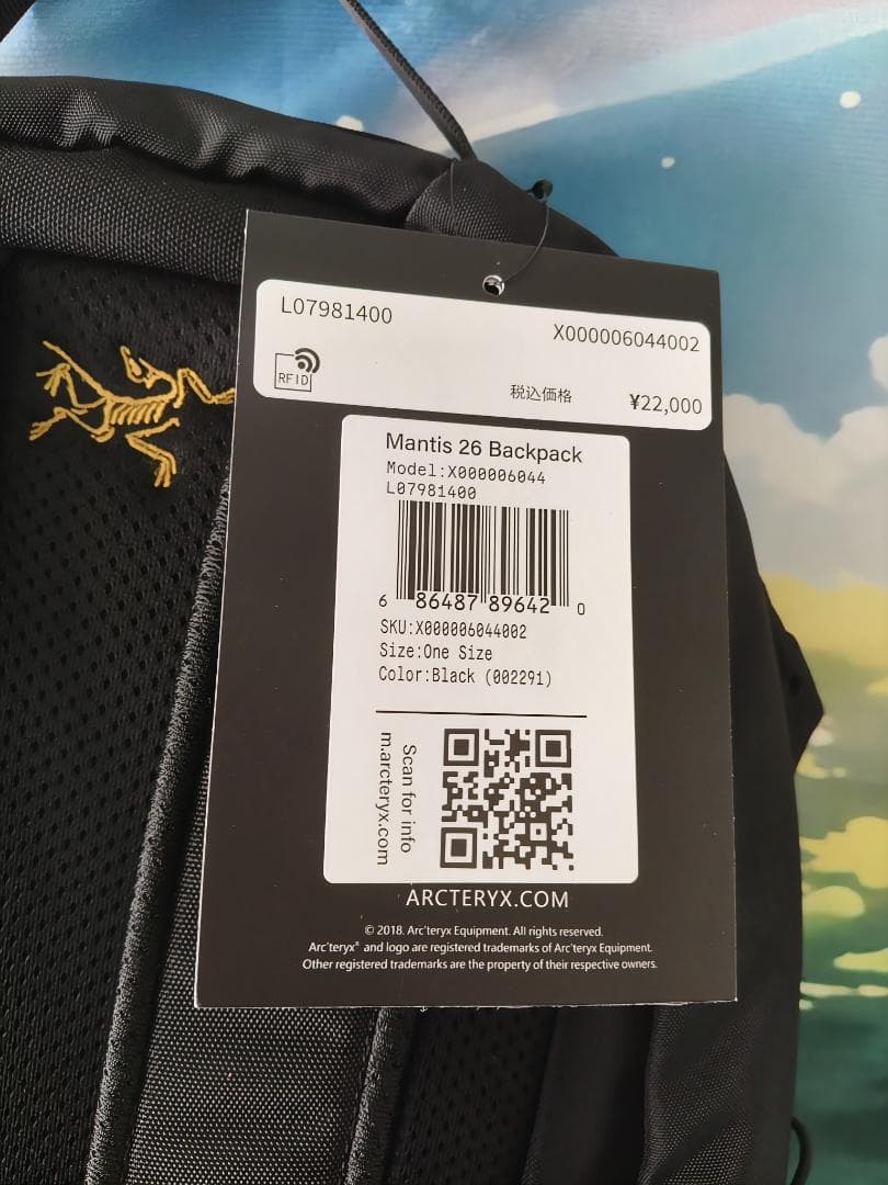 Arc'teryx Mantis 26 Backpack ブラック