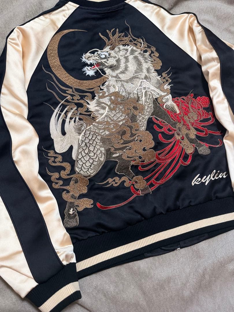 未使用 SKAJAN 虎 限定 スカジャン unisex 美品 サテン