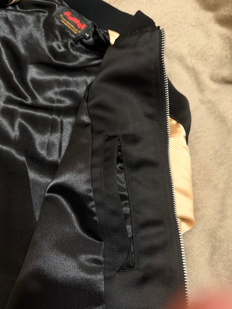 未使用 SKAJAN 虎 限定 スカジャン unisex 美品 サテン