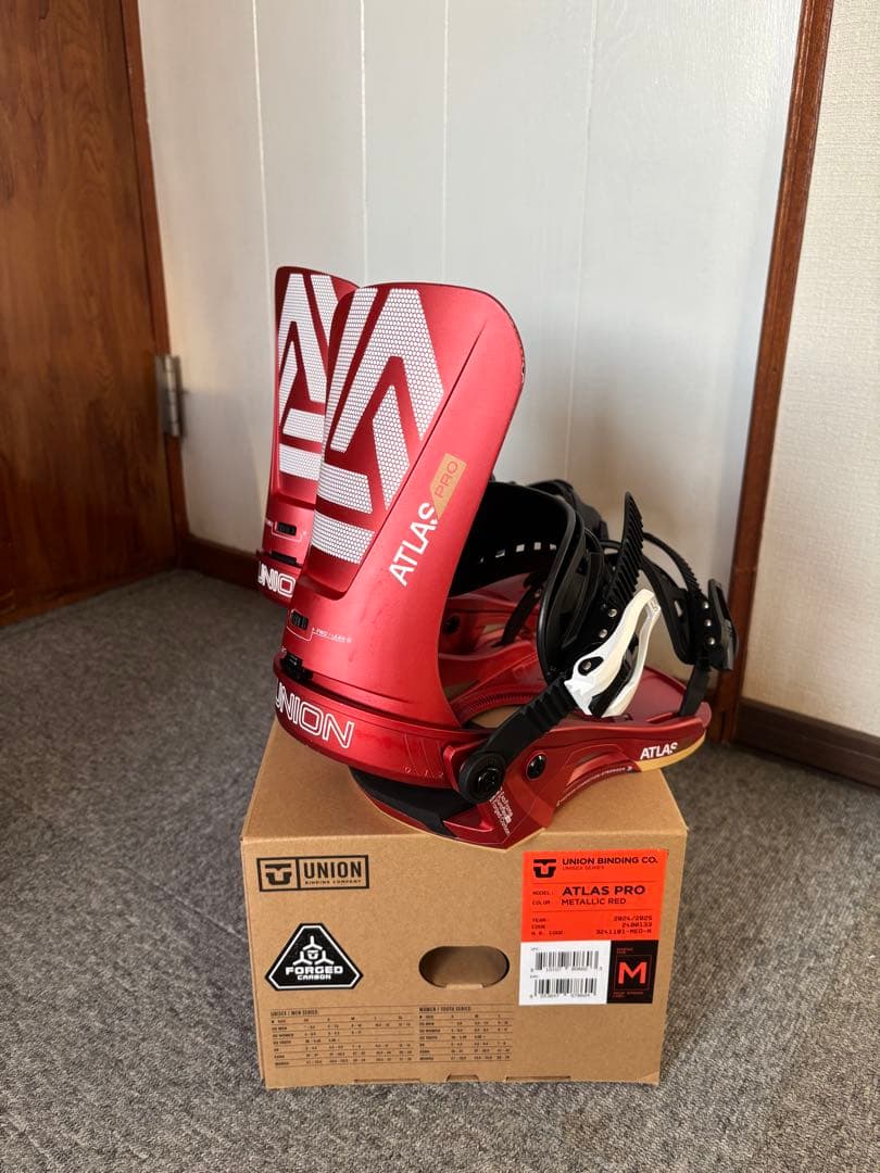 24/25 UNION ATRAS PRO メタリックレッドMサイズ