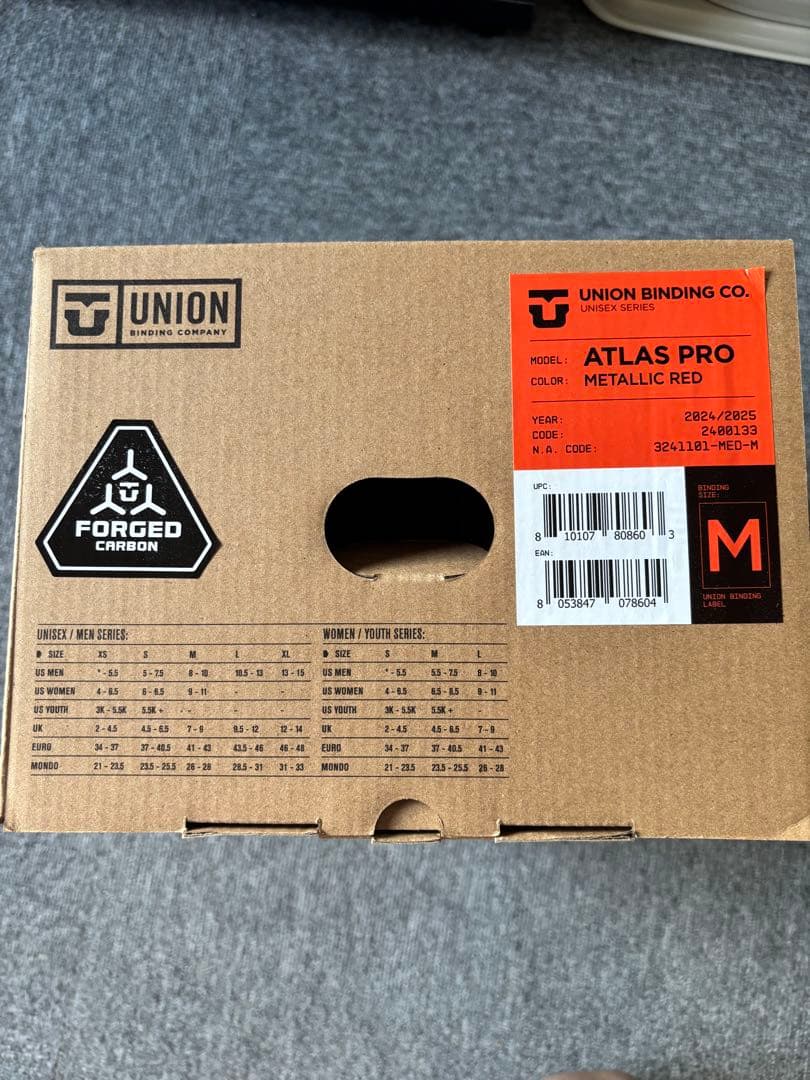 24/25 UNION ATRAS PRO メタリックレッドMサイズ