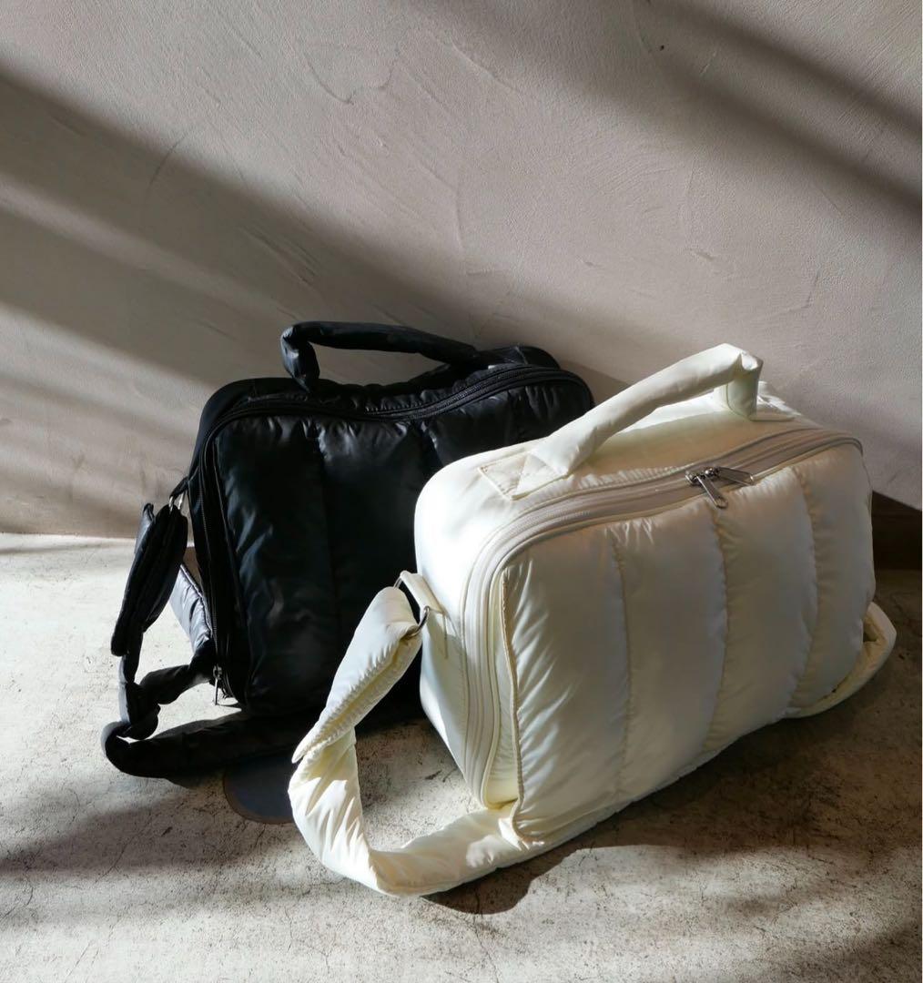 【新品未使用】calin マザーズバッグ　ホワイト　キルティング　アイボリー