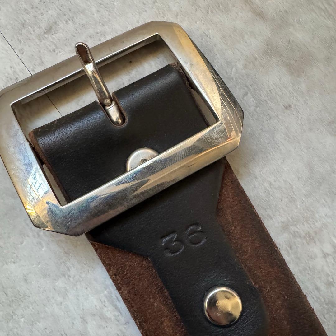 schott PERFECTO BELT レザーベルト ブラック36