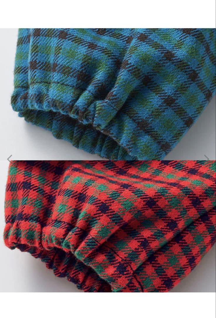 【現行品】familiar　チェック　カーディガン　80