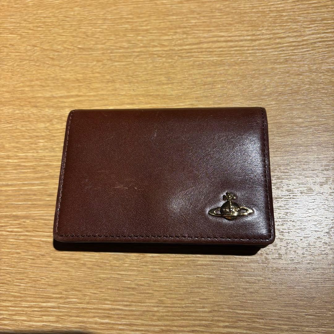 Vivienne Westwoo ダークブラウン　名刺入れ
