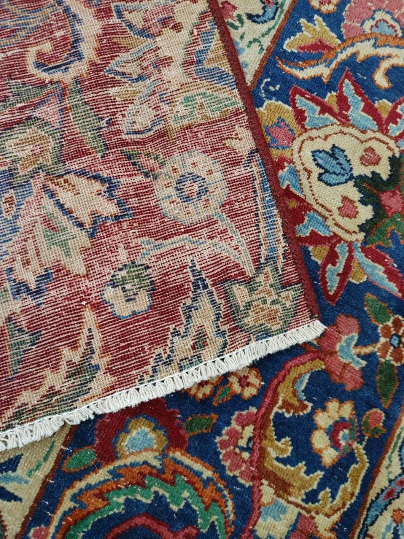 ペルシャ絨毯 ペルシャヴィンテージラグ 220x146 手織り オールド