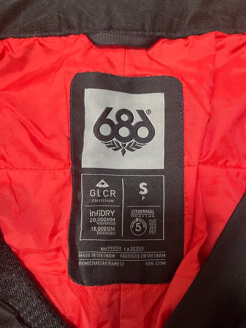 スノーボードウェア　メンズ　686 上下