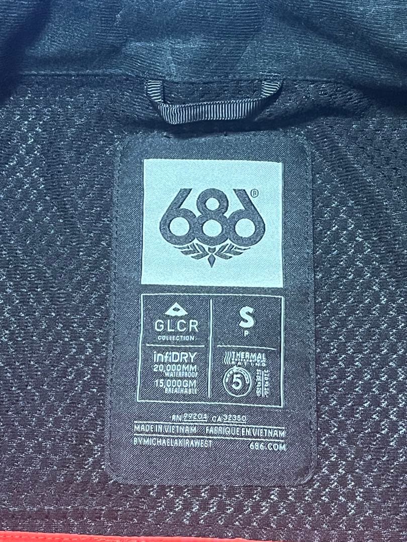 スノーボードウェア　メンズ　686 上下