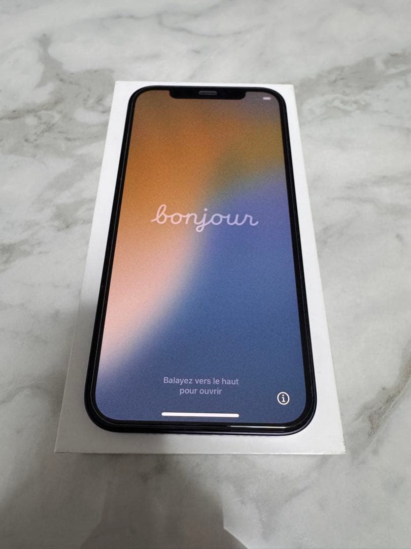 iPhone 12 64GB ネイビー　美品　バッテリー87% SIMフリー