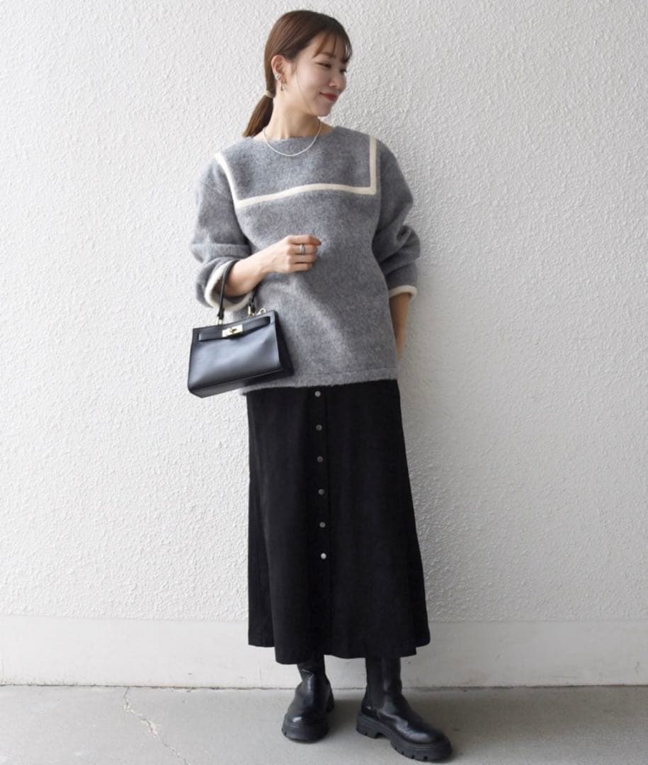 【‼︎値下げ‼︎タグあり!】新品 SHIPS any セーラー プルオーバー グレー