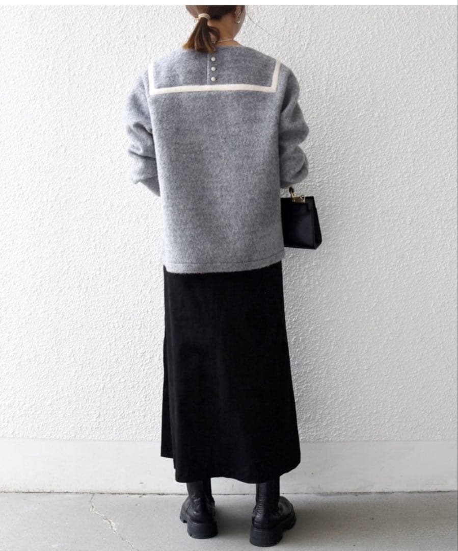 【‼︎値下げ‼︎タグあり!】新品 SHIPS any セーラー プルオーバー グレー