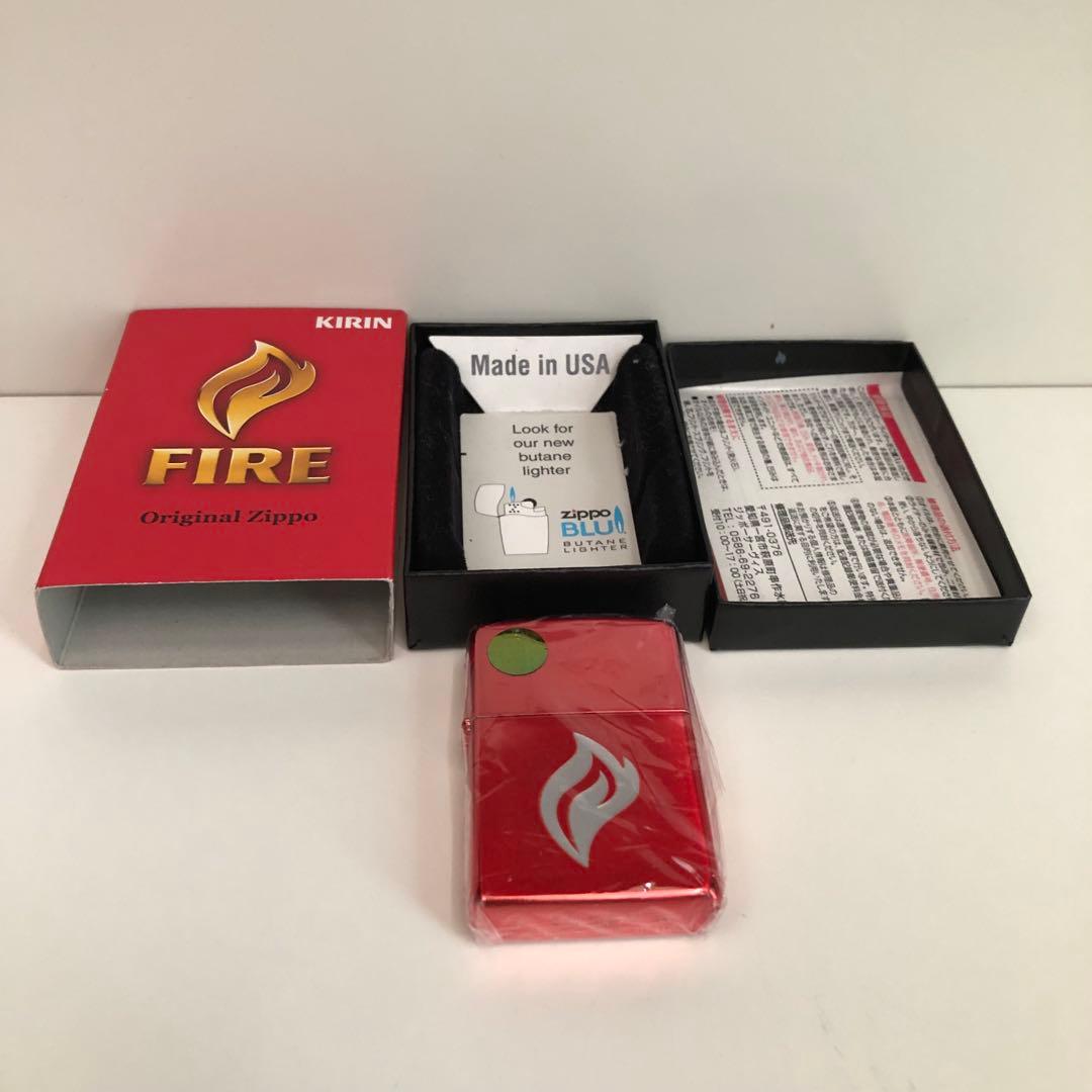 メジロ　希少キリンファイアZIPPO 非売品レアレッド色ZIPPO