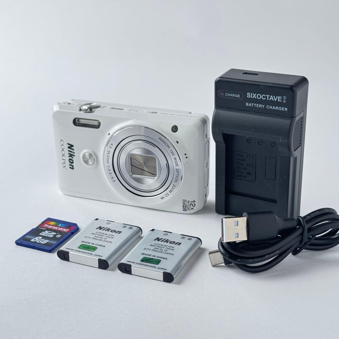 Nikon COOLPIX S6900 ホワイト コンパクトデジタルカメラ