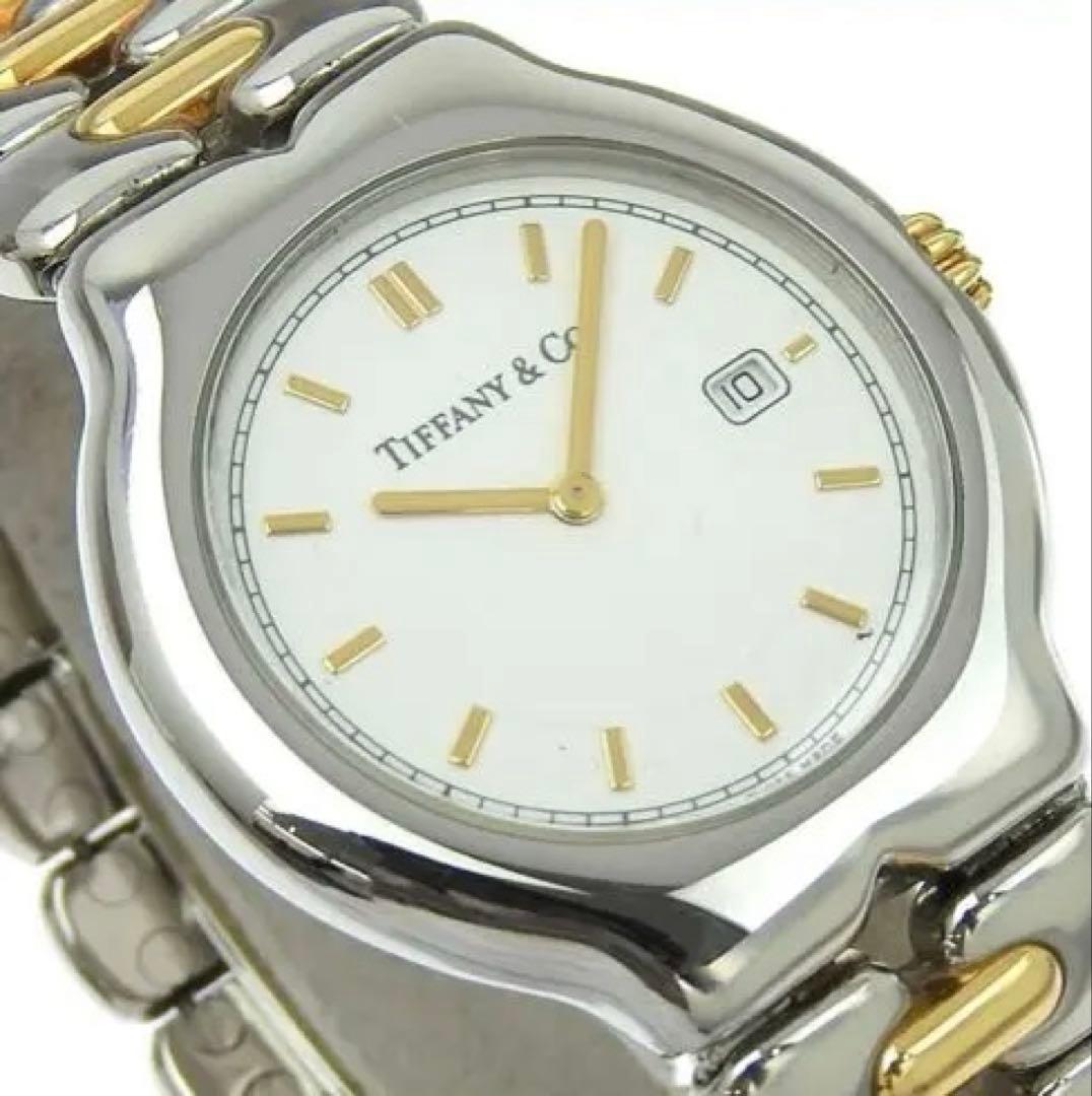 TIFFANY & CO. 腕時計 M0112 シルバー/ゴールド ティソロ
