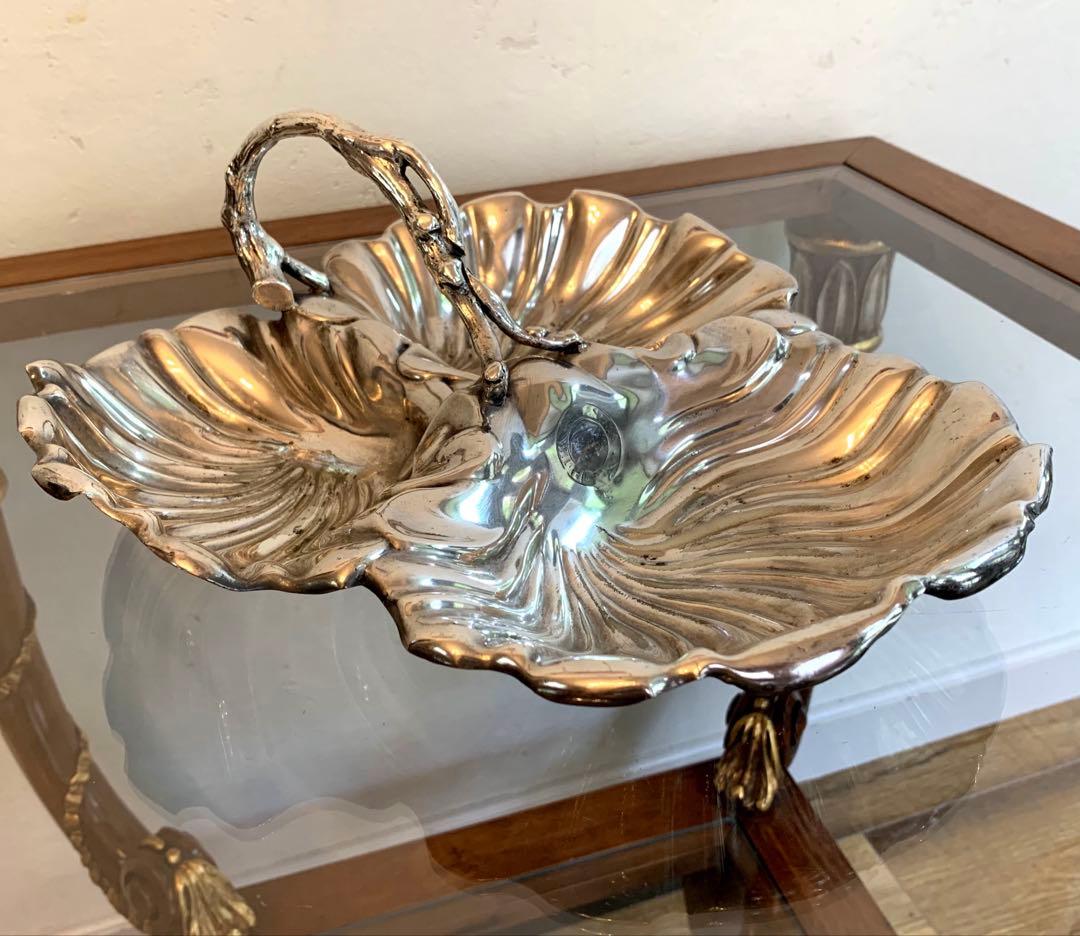 英国アンティーク 銀食器 クイーンアンスタイル アフタヌーンティーセット