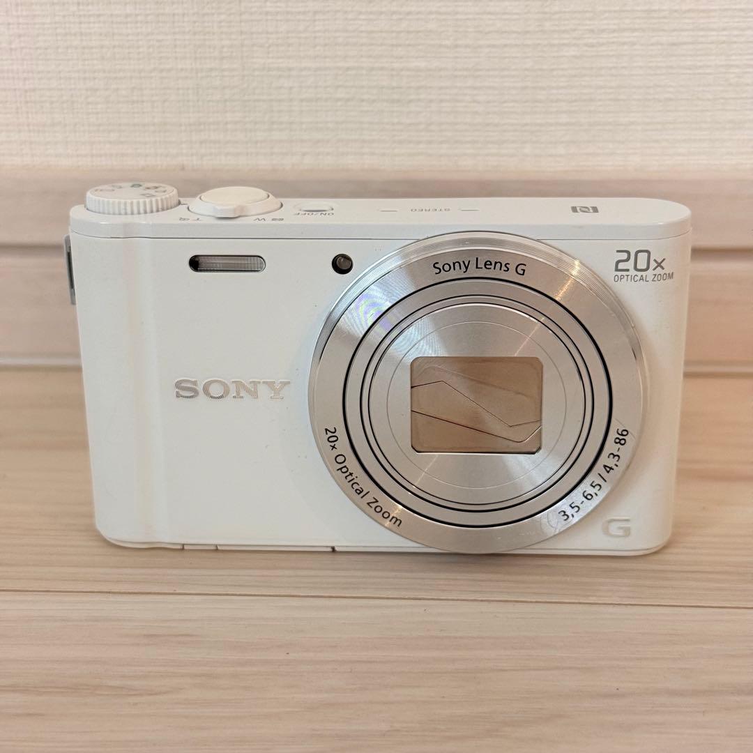 美品　SONY Cyber-shot DSC-WX350 コンデジ 純正ケース付