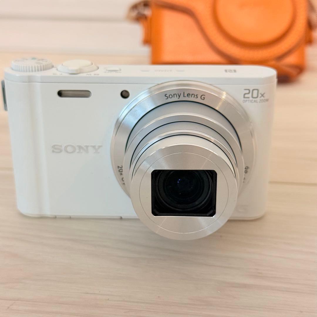 美品　SONY Cyber-shot DSC-WX350 コンデジ 純正ケース付