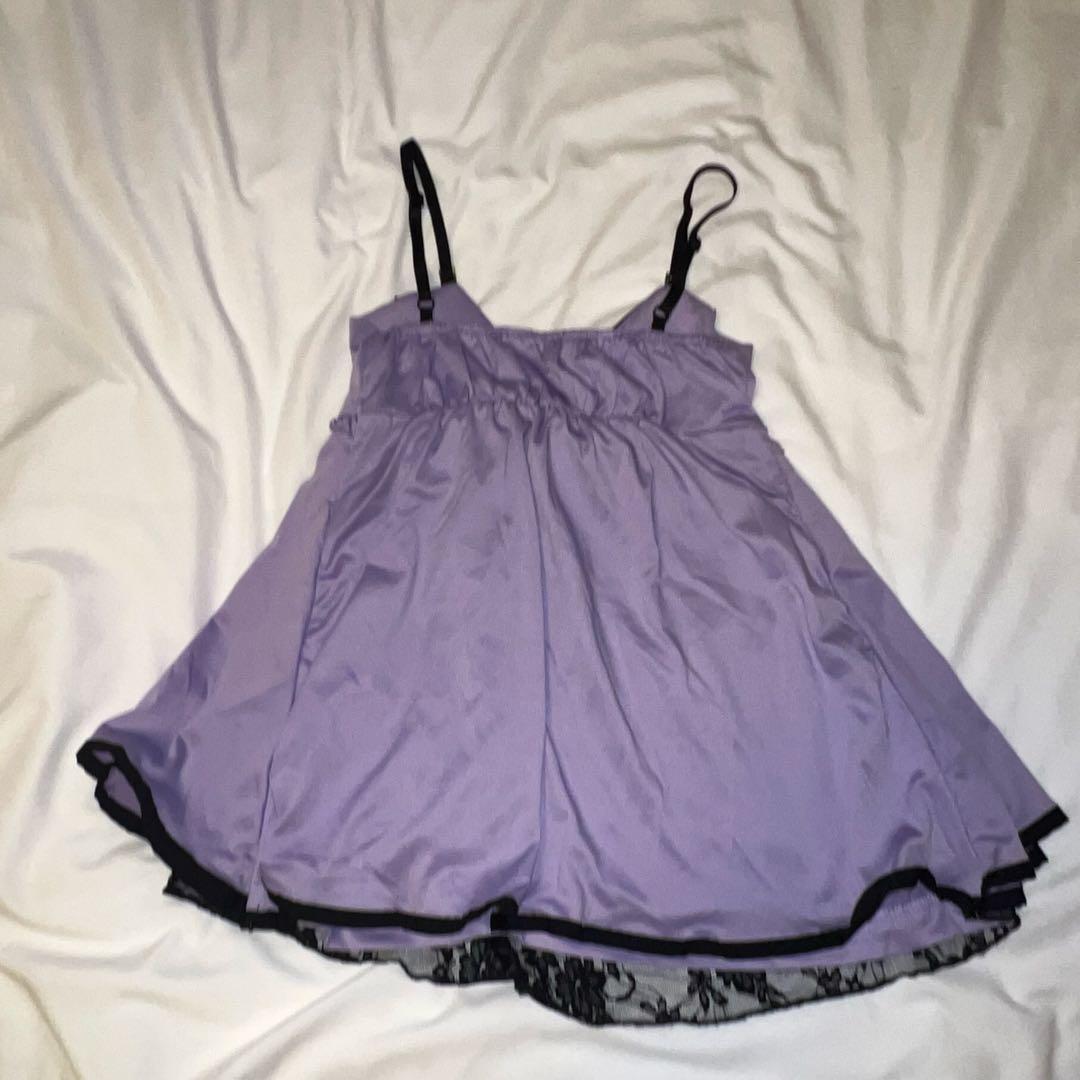 GOLDS∞infinity 黒紫 キャミソール