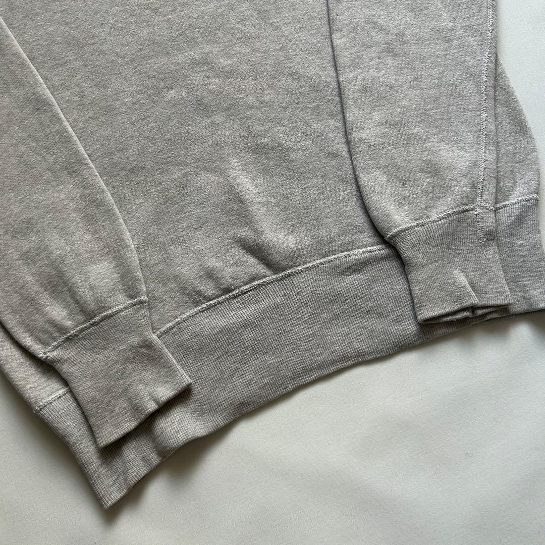 50s 60s スウェット 前V ヴィンテージ グレー 霜降り 状態良