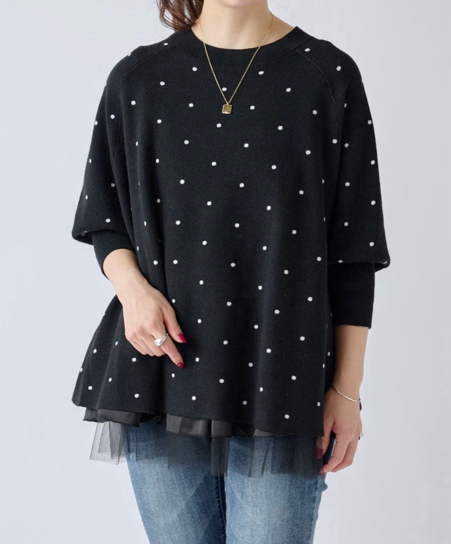 【24SS美品】定価2.8万✴︎BEARDSLEY チュチュキャミニット ドット