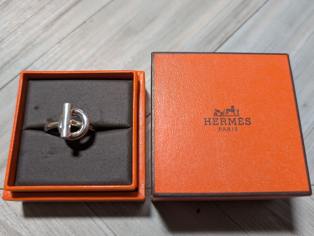 HERMES エルメス エシャペ リング 指輪 59