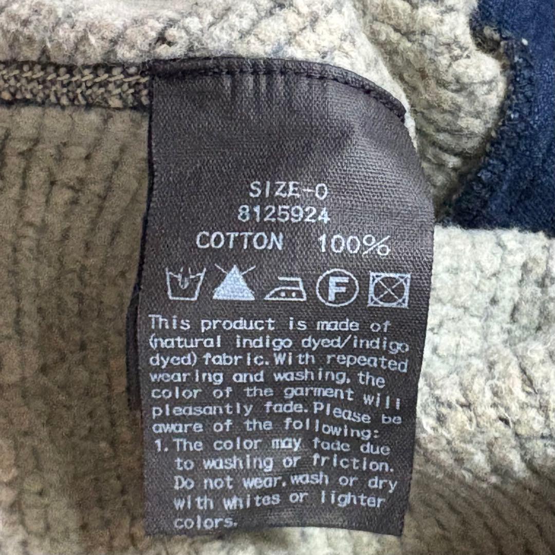 45R 45RPM 裏起毛 ヒッコリー ストライプ インディゴ ワンピース