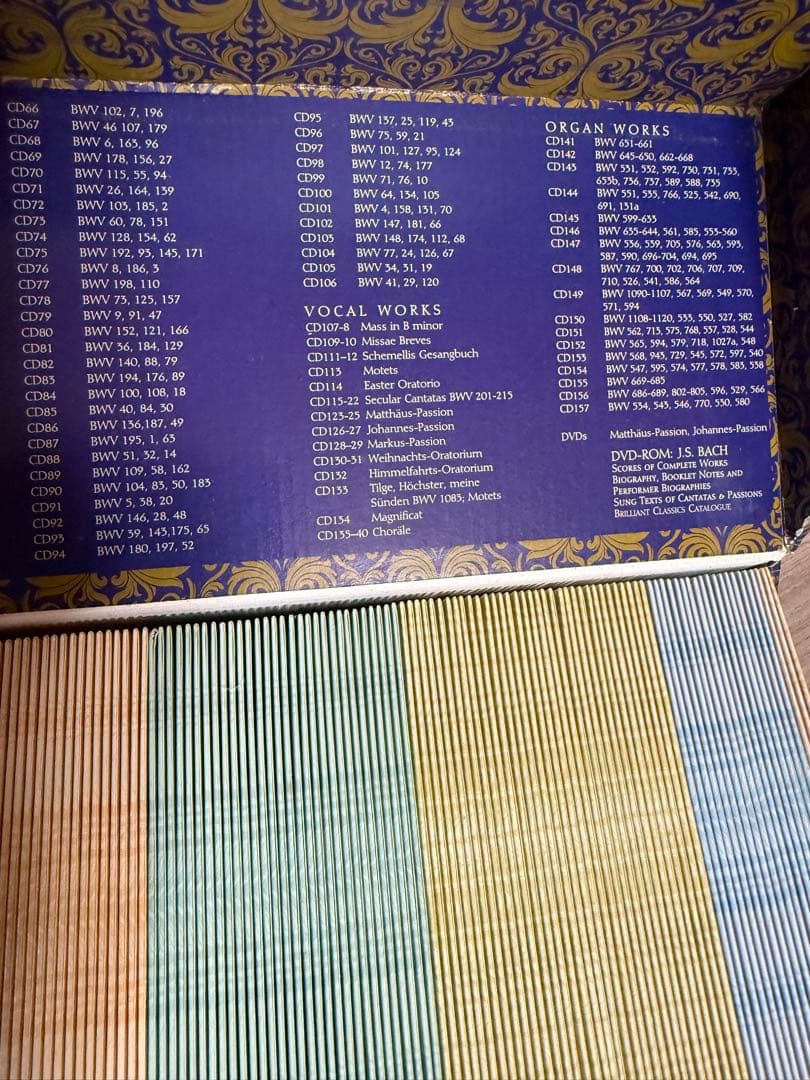 バッハ 全集 COMPLETE EDITION 137CD + 2DVD