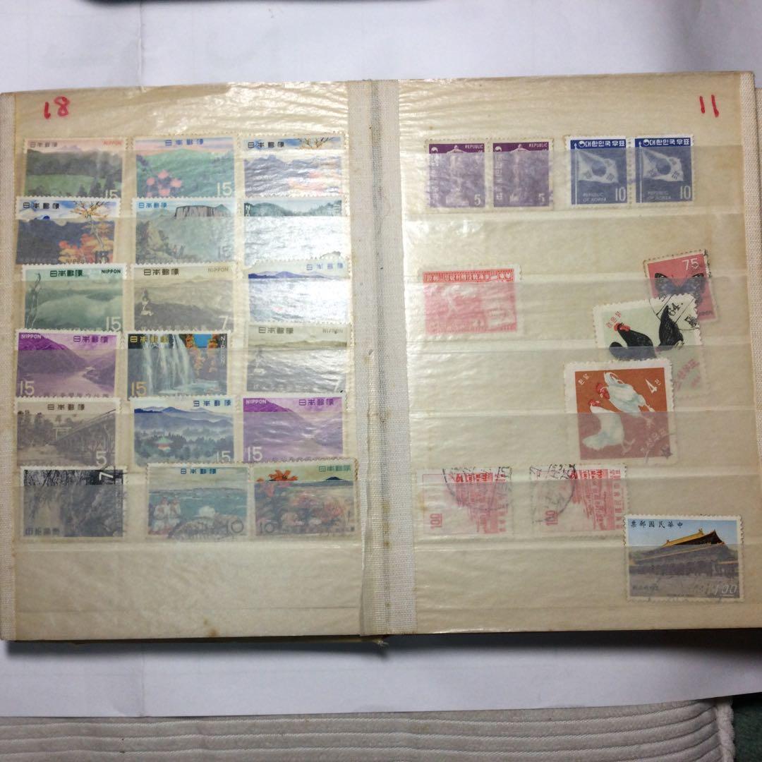 NO291切手と硬貨の古い物でです。