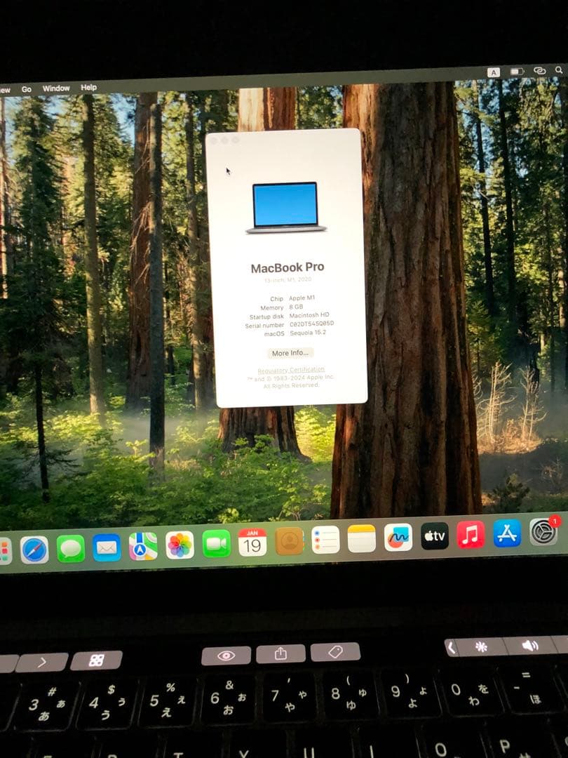 MacBook本体 Apple MacBook Pro M1 2020 M1/8GB/256GB