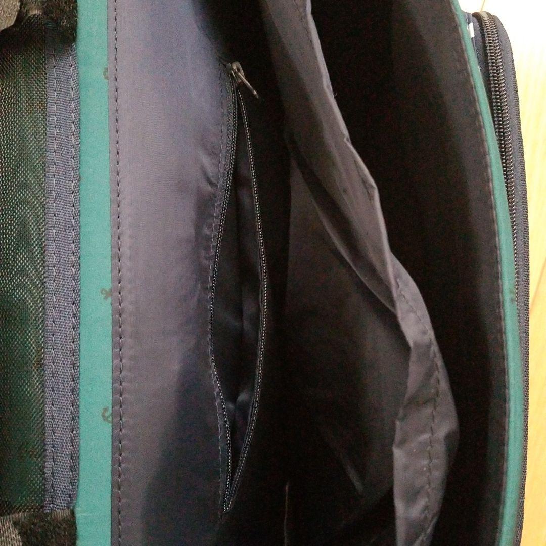 新品未使用 プチバトー リュック ランドセル グリーンとストライプ