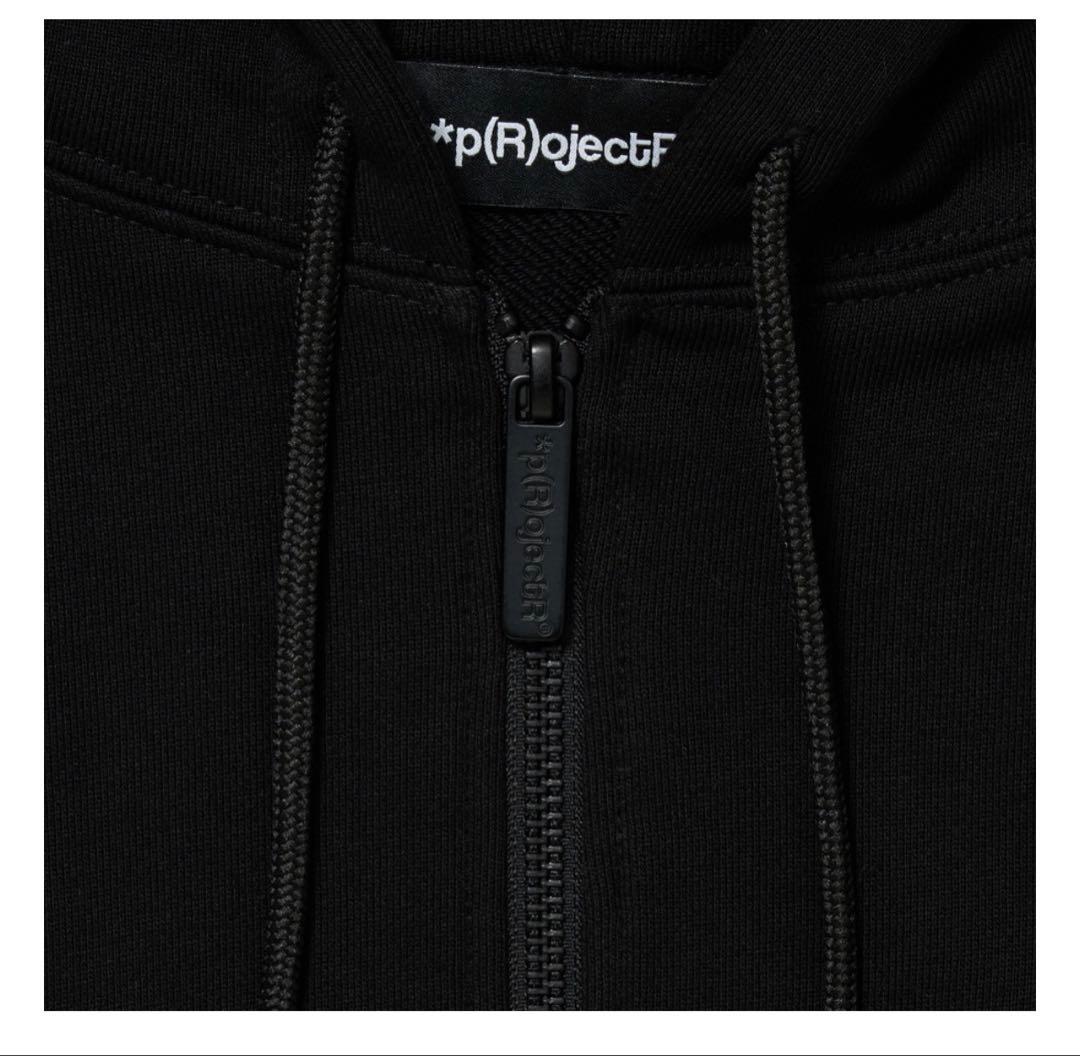 す*ず様 *p(R)ojectR® ブラック ジップアップパーカー