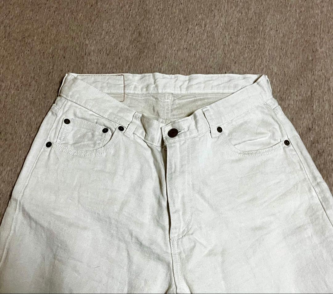 中川政七商店　麻デニムパンツ　サイズM日本製