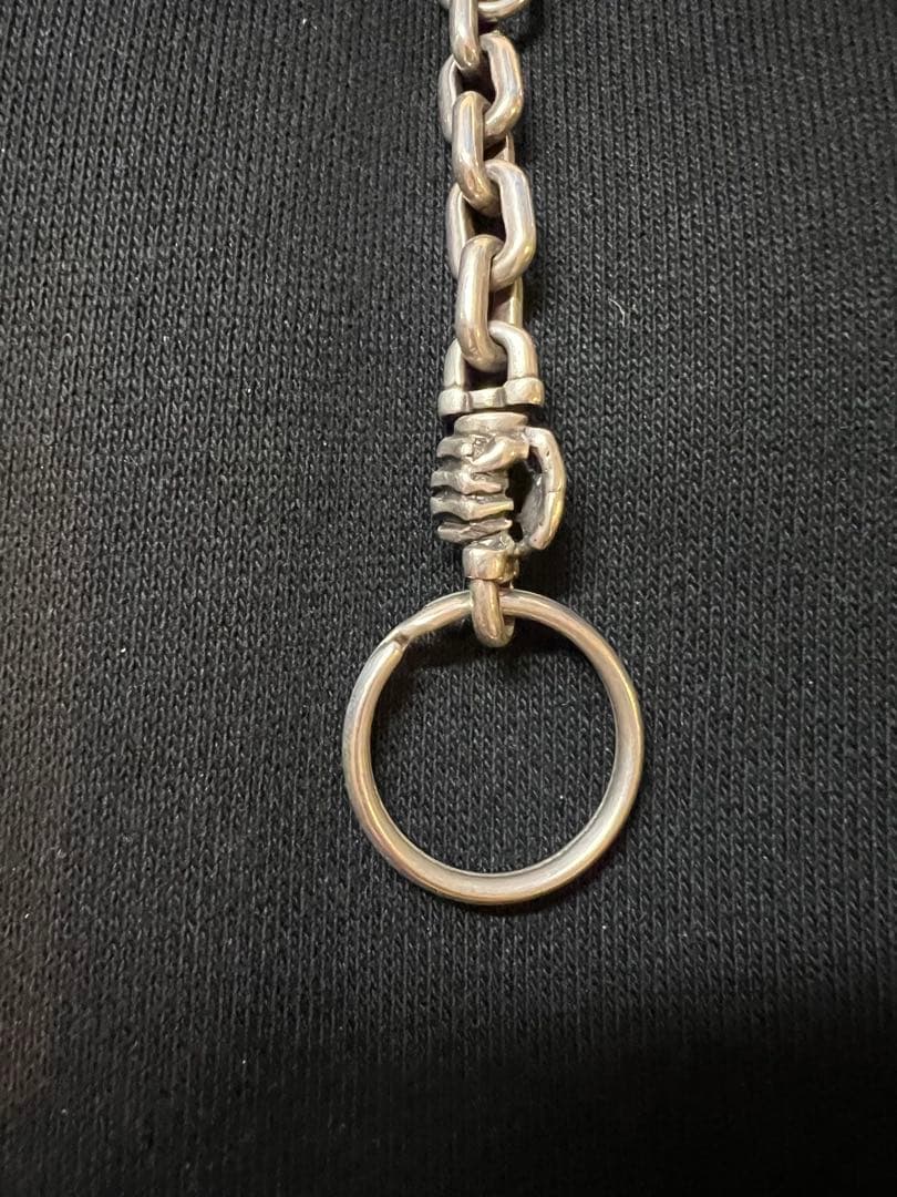 ケルトアンドコブラ キーチェーン 美品 HOOK ケルト＆コブラ シルバー 真鍮